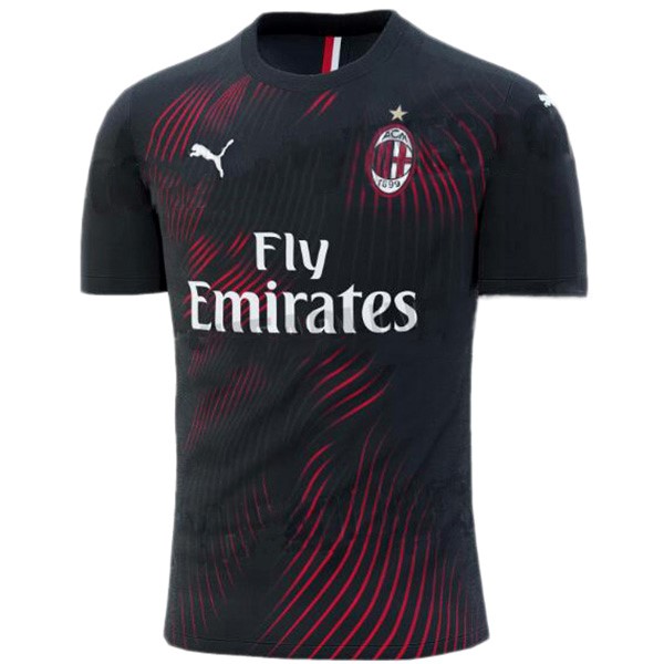 Tailandia Camiseta AC Milan Replica Tercera Ropa 2019/20 Negro